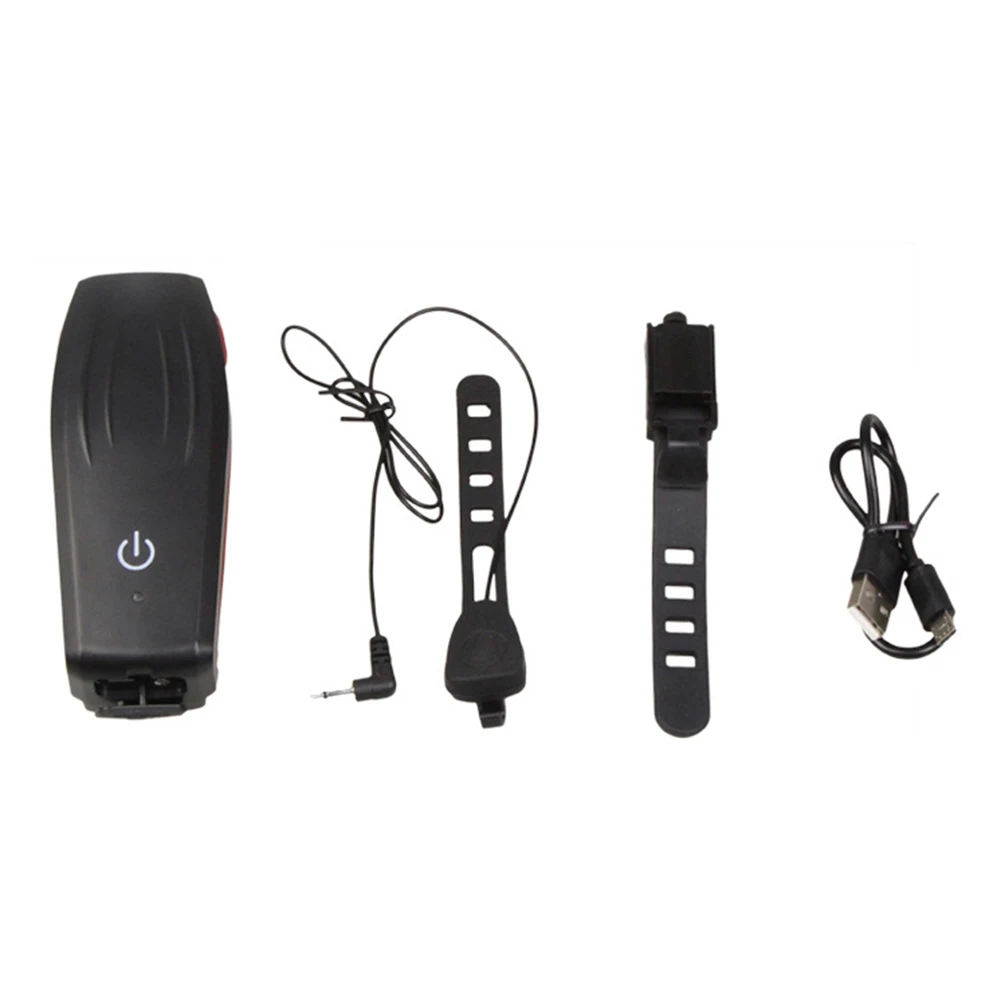 Discount Newly Electric Loud MTB Bike Air Horn Ring Light Road Bike Handlebar 130db Bell Siren Cycling Front Lamp BFE88 5