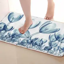 Тюльпан стиль Коврики для улицы, смешной Противоскользящий коврик для ванной, дверные коврики, дверные коврики под входную дверь