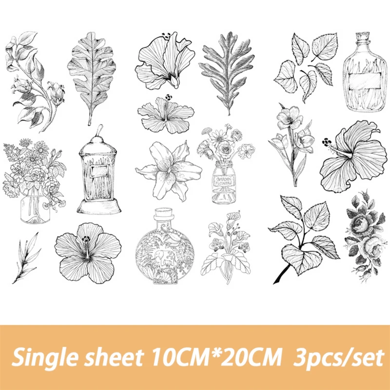 

Cute Cartoon flower leaf Memo pad Stickers Posted It Kawaii Planner Scrapbooking Stationery Sticker Escolar School Supplies