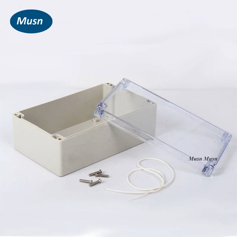 

200*120*75mm IP65 Clear Cover Plastic Waterproof Junction Box,Moistureproof Dust-proof Electric Box