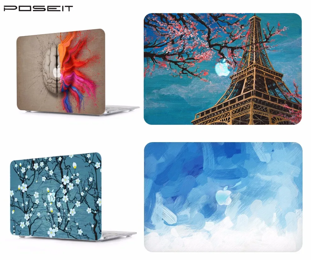 

Laptop Protective Hard Shell Case Keyboard Smart Cover Skin Set Fit 11 12 13 15"Apple Macbook Air Pro Retina Touch Bar A1706 TT
