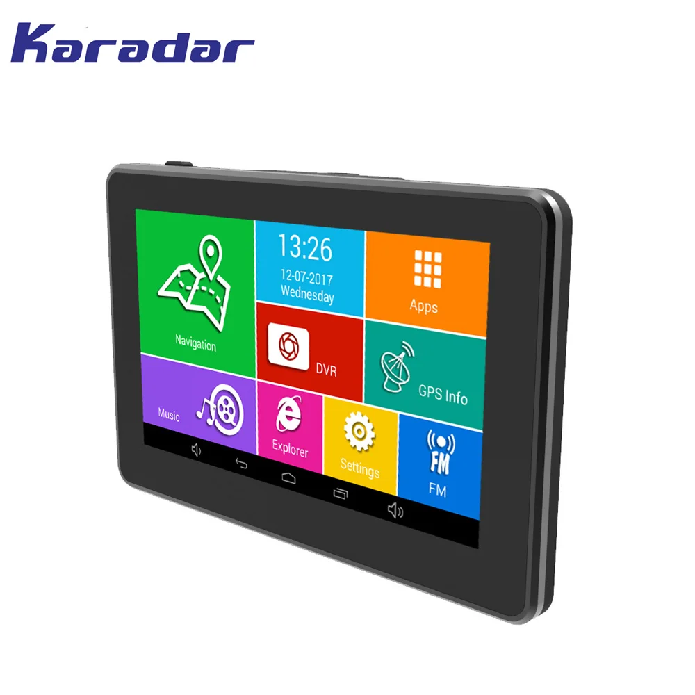 New Car GPS navigator 4.5 inch touchscreen IPS 854*480 HD 1080P DVR camera DDR3 512MB MT8127 Quad Core 4 CPU Android4.4.0