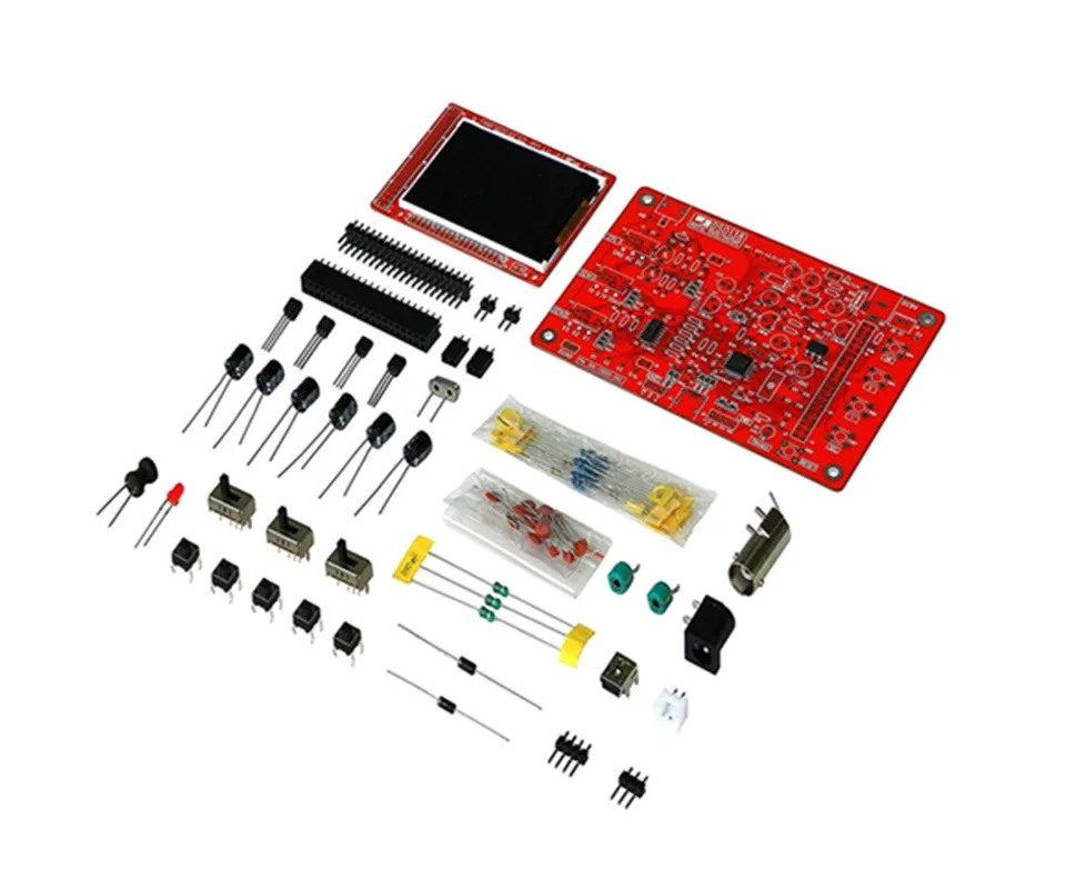 YIMAKER DSO138 2," цифровой осциллограф tft комплект diy части ручной для DIY Kit