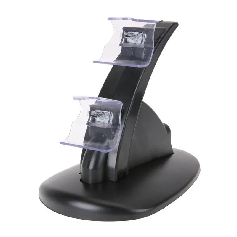 

LED Dual Controller Stand Holder Charger Fast Charging Dock Station Handle w/ USB Charging Cord for Xbox One Wireless Controller