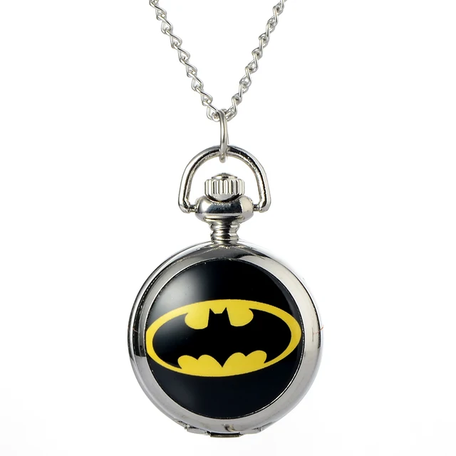 Retro Bronze Batman Quartz Pocket Watch Steampunk Clock Watches Look Hour Mens W Retro Bronze Batman Quartz Pocket Watch Steampunk Clock Watches Look Hour Mens W