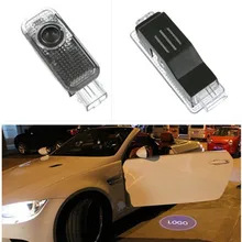 2 шт. Автомобильный светодиодный лазерный проектор с логотипом на дверь для BMW 12 В 5 Вт Светодиодный светильник на дверь светильник-призрак