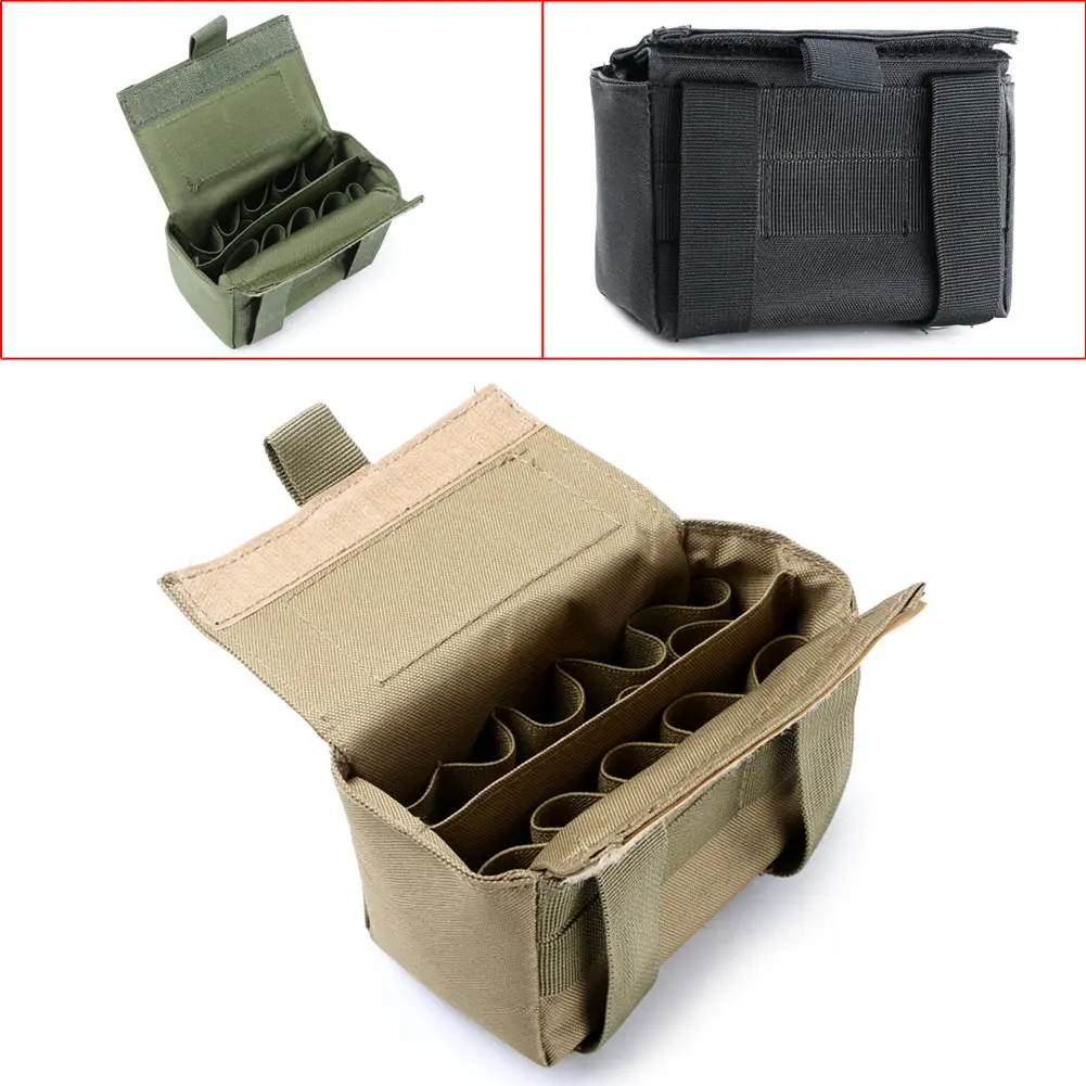 Portable Military Tactical Bag 15 Round Ammo Shells Bullet Case
