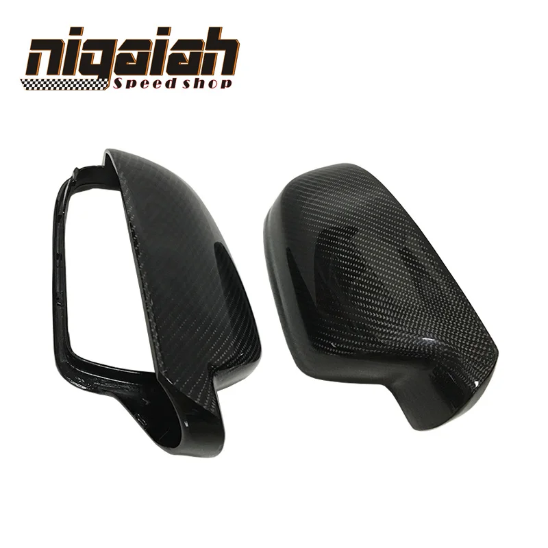 

New B8.5 Carbon Fiber Replacement Rearview Mirror Caps Covers for AUDI A4 B9 A5S5 2010 RS3 2012 RS4 2014 RSS5 2012