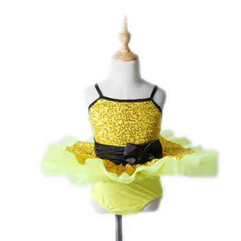 

The New Penglai Sling Ballet Jumpsuit Skirt Costumes Dance Clothes 2454 Stage