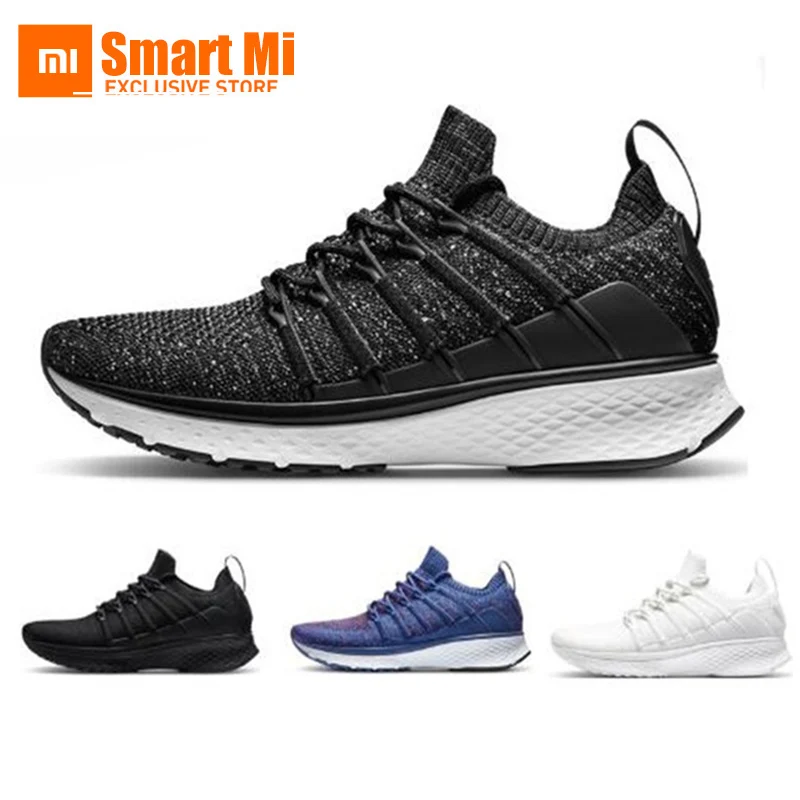 Оригинальный Xiaomi Mijia Shoes 2 кроссовки спортивные Uni moulding Techinique Fishbone Lock System эластичный вязаный вамп для мужчин и женщин|Смарт-гаджеты| | АлиЭкспресс