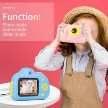 Игрушки для детей камера, милый ребенок камера с 1080P 2 дюймов HD экран, развивающие игрушки дети подарок на день рождения
