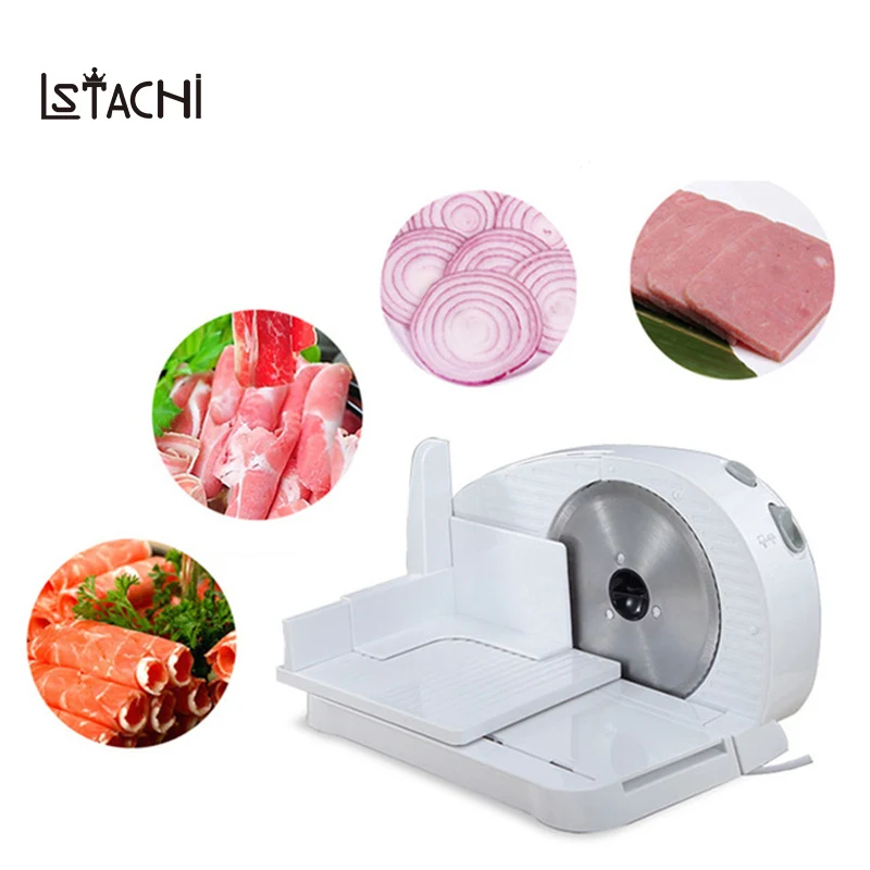 

LSTACHi Household electric meat slicer machine bread food slicers cutter for frozen beef mutton220V+Adaptor+English mannual!
