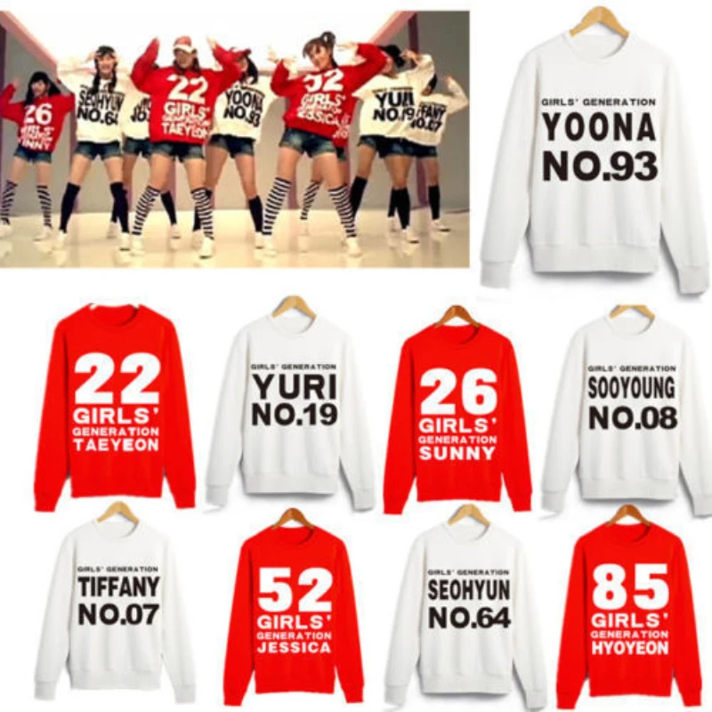 Mainlead Поколение KPOP девочек SNSD TaeYeon Yoona Толстовка Sweatershirt пуловер