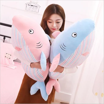 

Hot Sale Funny Pink Blue Shark Plush Toys Stuffed Animal Doll Toy Soft Plush Pillow Adults & Kids Birthday Gift