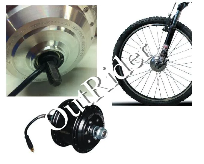 Top OR01A1  36V 175RPM BRUSHLESS MOTOR  118 FRONT V-Brake mini motor  CE/EN15194 Approved 0