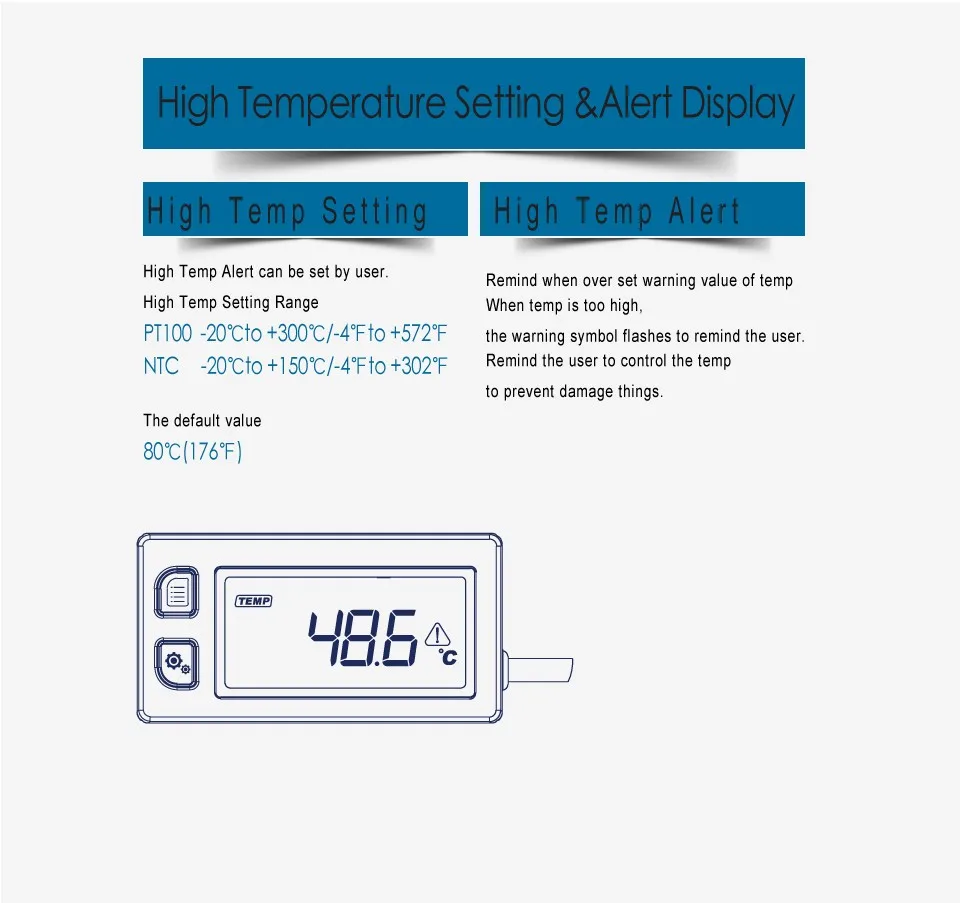 Inductive Temperature TEMP METER Thermometer New Product Runleader RL-HM028A Tach/Hour Meter for motorcycle snowmobile ATV