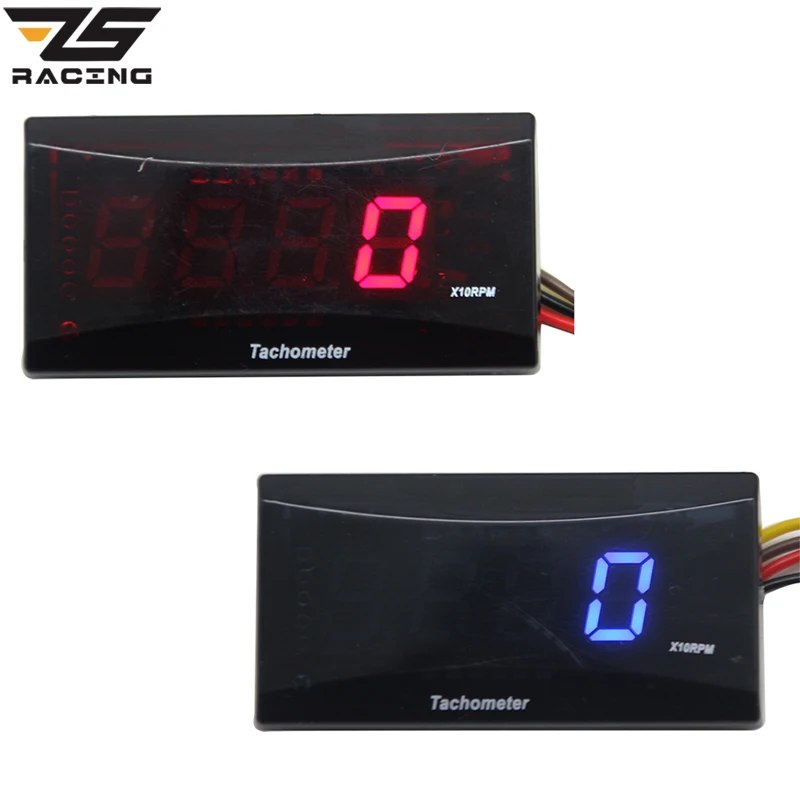 ZS Racing водонепроницаемый цифровой термометр для мотоцикла 12 В светодиодный