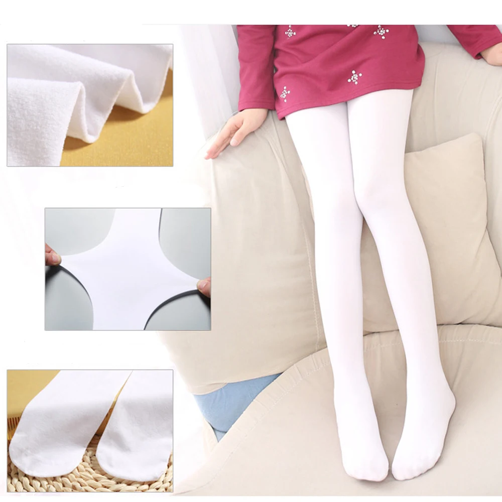 Autumn Winter Kids Baby Girls Dance Tights Soft Pantyhose Hosiery Ballet Opaque Candy 9 Colors Stretchable Stockings