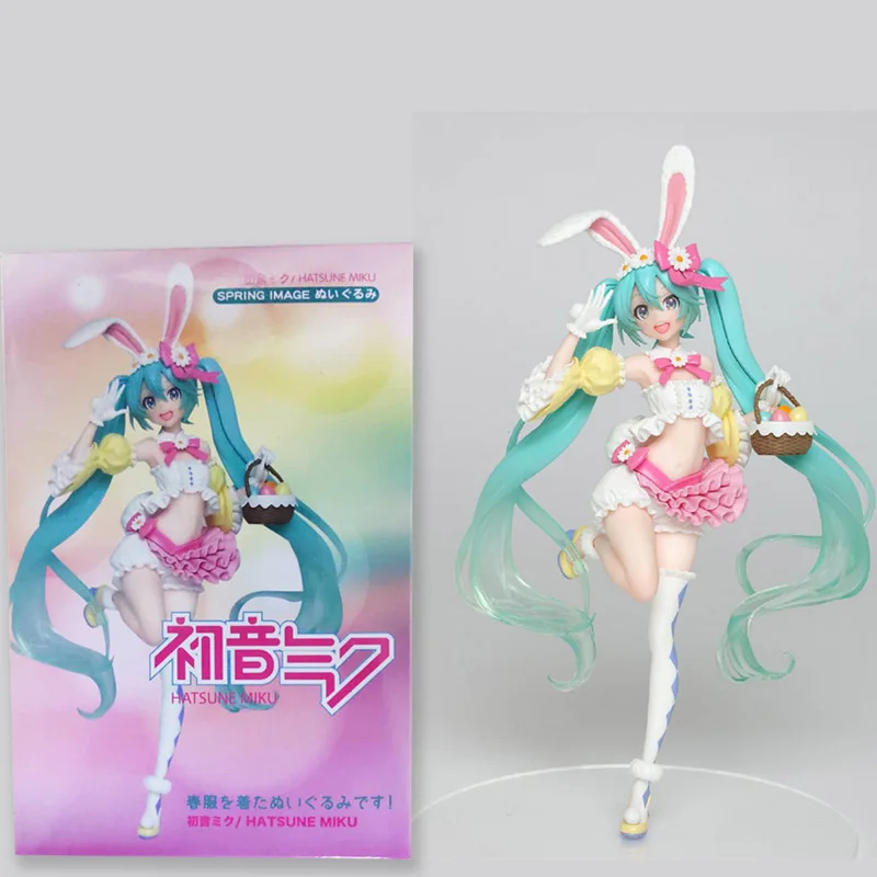 

19cm Anime Game VOCALOID 2nd season Spring ver Miku Hatsune Miku Action Figure
