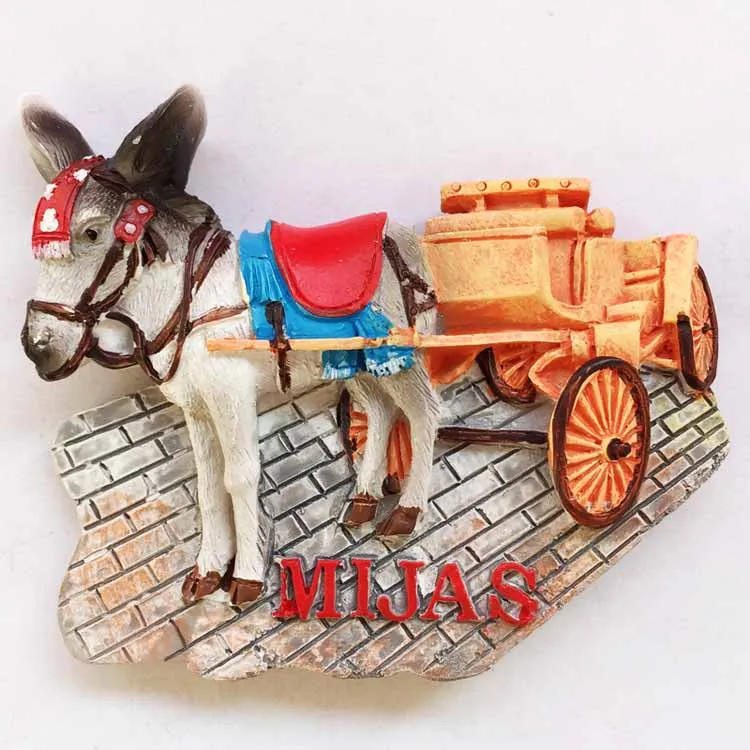 Mijas туристический сувенир лошадь Магнитная палка