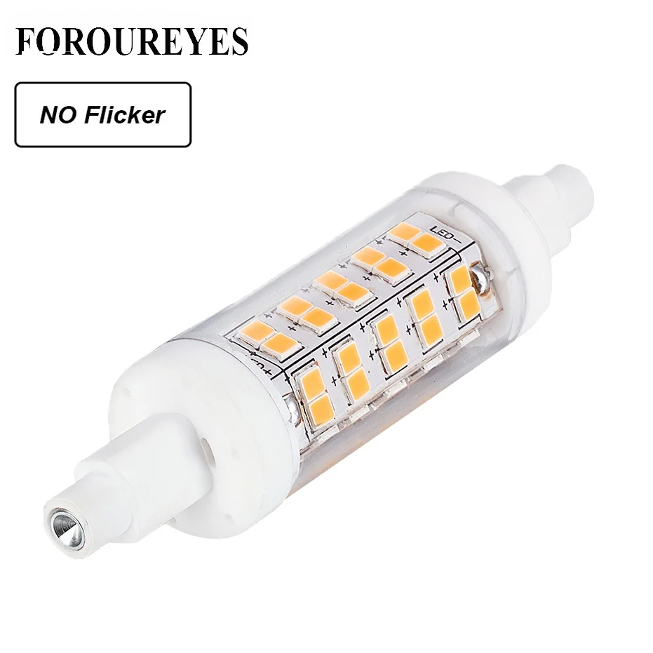 LED No flicker Bulb R7S Corn SMD2835 6W 10W LED Light AC110V 220V