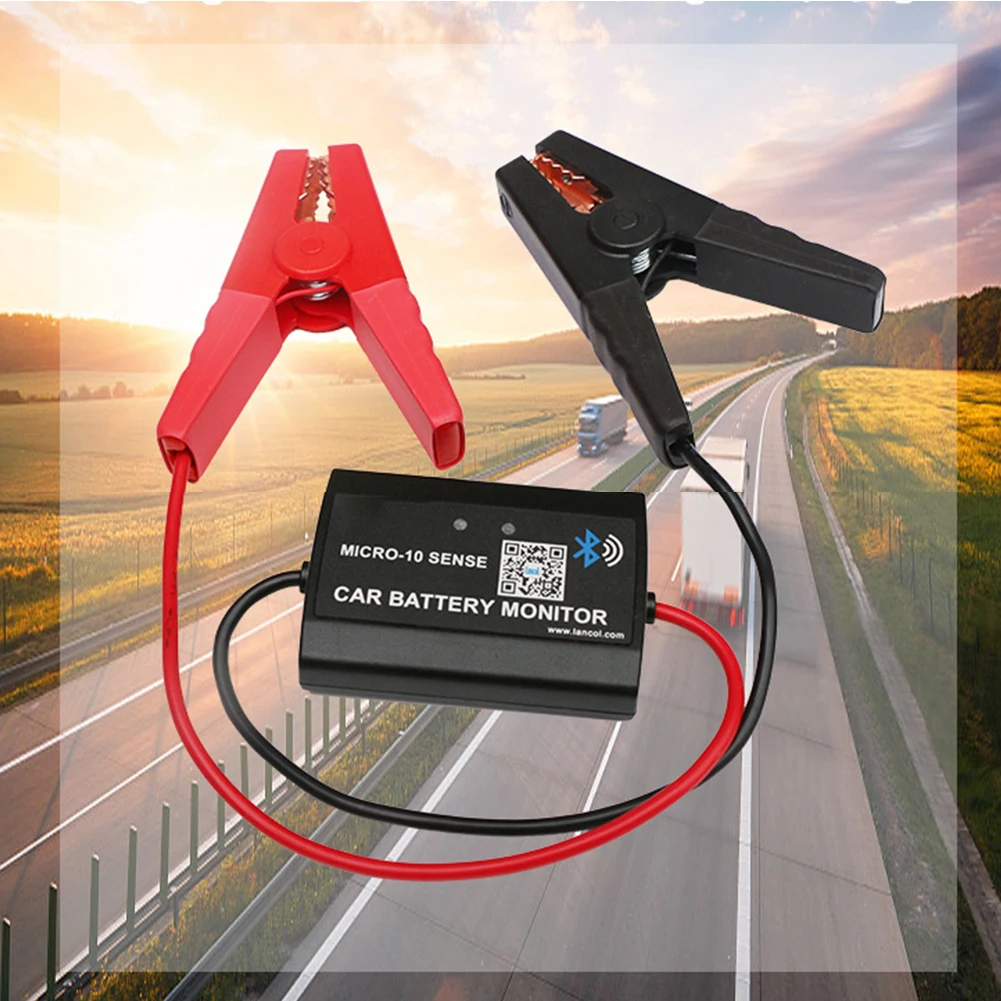 

Wireless Monitor Car Accessories Real Time Bluetooth Diagnostic Tool Charging System Load Analyzer Battery Tester Portable