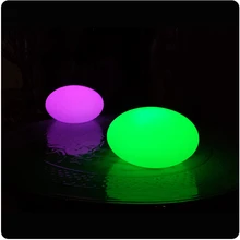 D27* H17cm PE пластик RGBW освещенный садовый напольный светильник/Светодиодная лампа в форме шара для сада 1 шт