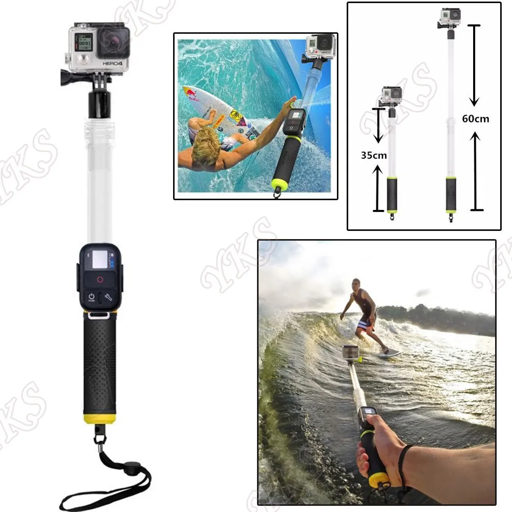 GoPro Floating Extension Pole EVO 14 24 Inch Float Floaty Monopod With