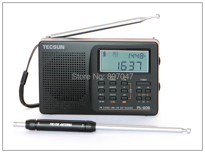 Tecsun PL-606 цифровой PLL портативный радио FM стерео/LW/SW/MW приемник DSP хороший