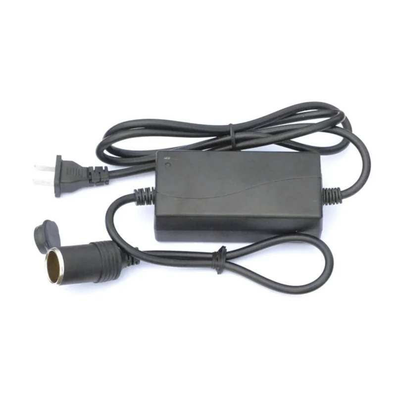 

2019 72W Power Convert AC 110V/220V To 240V Input DC 12V 6A Output Adapter Car Cigarette Lighter Power Inverter US &EU Plug