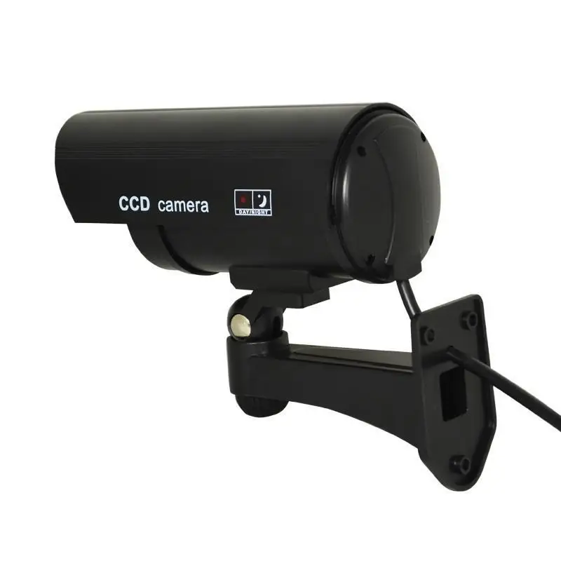 

5 Packs 3x Black Outdoor Dummy Fake LED Red Flashing Security Camera CCTV Surveillance Imitation