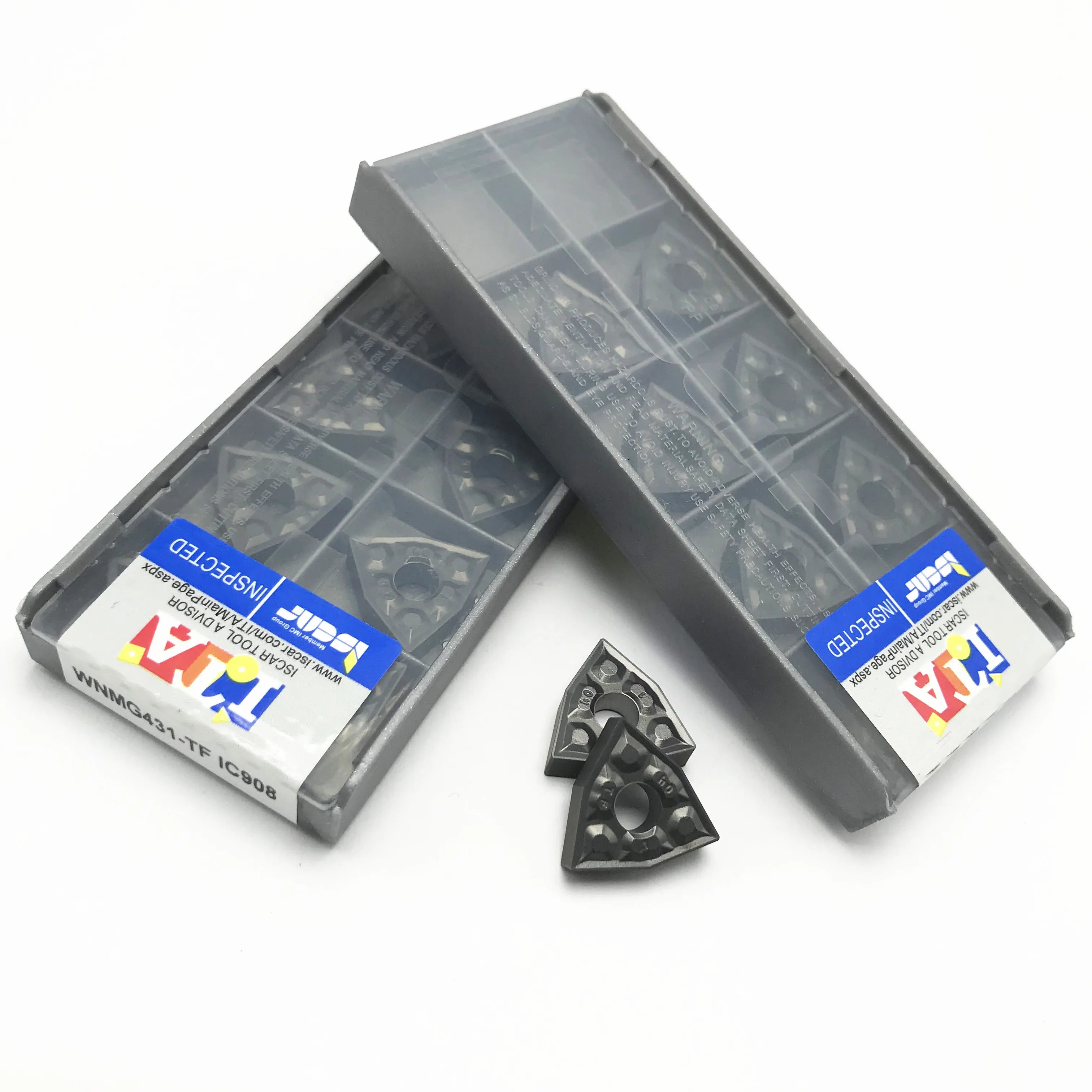 

Iskar Lathe tool WNMG080404 TF IC908 external turning tool carbide insert CNC lathe tool wnmg080404 turning blade