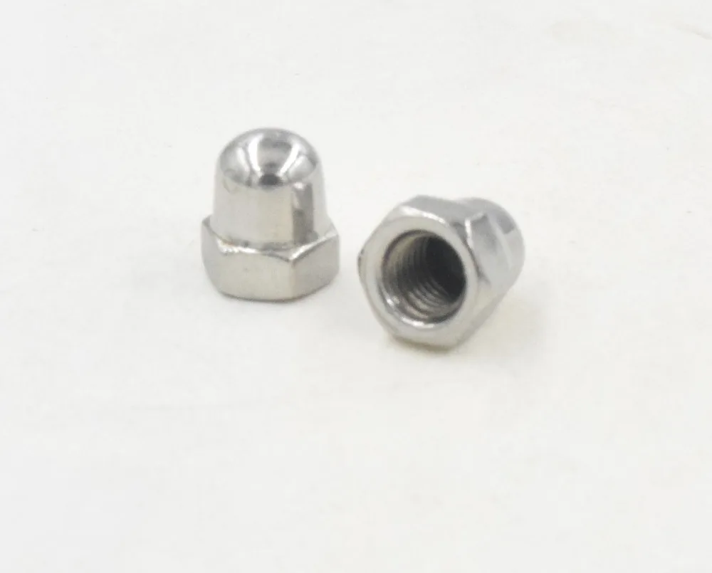 

10Pcs M5 Stainless Steel Cap Nuts Round Head Cover Decorative Nut Metric Hex Nuts