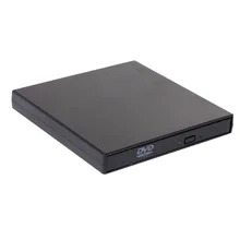 Ультра тонкий внешний USB 2,0 Слот-в DVD-RW CD плеер драйвер писатель для ПК ND998