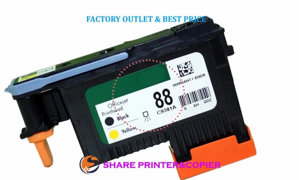 Для hp 88 C9381A C9382A Печатающая головка для hp K550 K5400 K8600 L7000 L7480 L7550 L7580 L7590 L7680 L7710 L7750 L7780 L7650