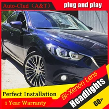 Auto Clud Style LED Head Lamp for Mazda 6 led headlights 2015 new Mazda6 headlight led
