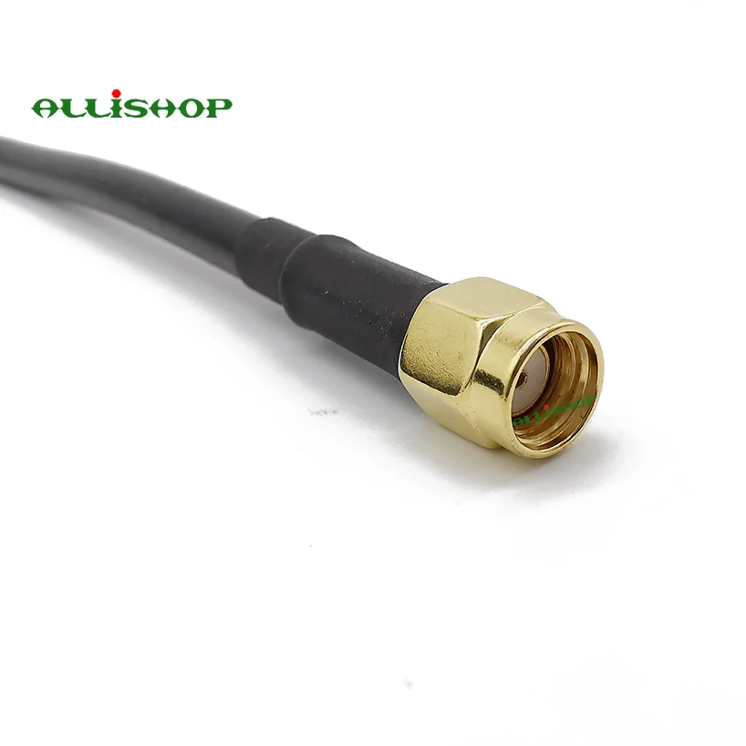 Rf coaxail кабель RP sma female и SMA male Удлинительный Кабель RG 58 50 Ом 3 метра для