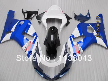 

Fairing for SUZUKI 2001 2003 GSXR600 GSXR750 K1 01 02 03 GSXR 600 750 White+Blue GSXR600 750 01 02 03 Fairings kit+7 gifts