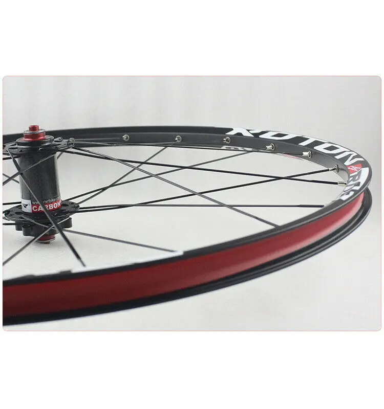 RXR колеса для горного велосипеда 26er 27,5 er 29er MTB велосипедные диски вилсет под дисковый тормоз передние и задние 100/135 мм QR карбоновая ступица