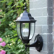 LukLoy открытый настенный светильник водонепроницаемый простой ретро-железо промышленной эры настенный светильник ресторан Rorch прохода дома двери стены коридора