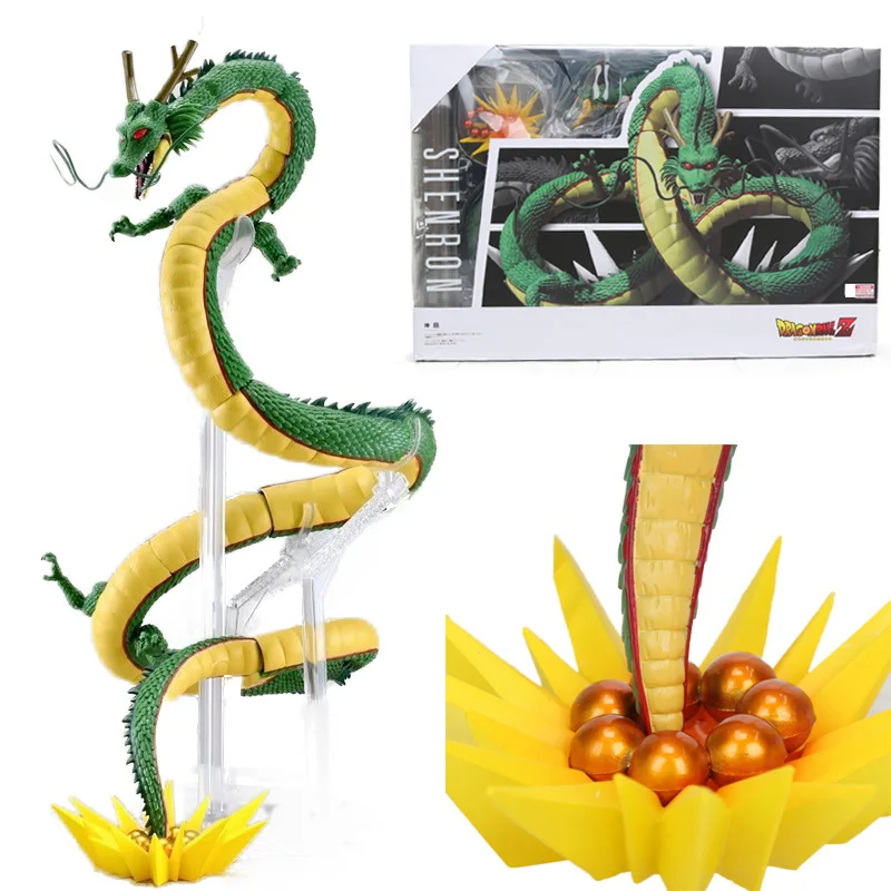 28 см фигурка Shenron Shenlong фигурка с мини 7 хрустальными шариками набор Dragon Ball Z фигурки супергероев Drangonball Коллекционная модель