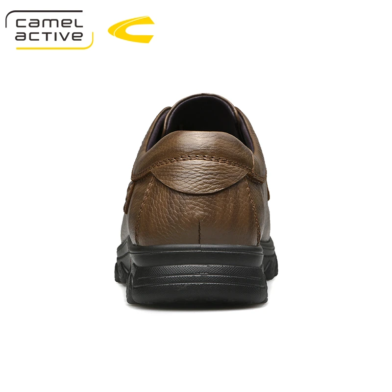 Novos Flats Casuais Marrom Couro Camel Sola Homens Dos outono Sapatos Active De Primavera Genuínas Amortecimento Confortável Loafers cáqui paacC8q