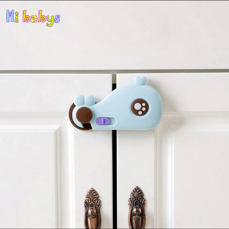 

3PCS Baby Lock Cupboard Cabinet Door Drawer Locks Infant Fingers Protection Lock Child lock protection Equipment Refrigerator Cl