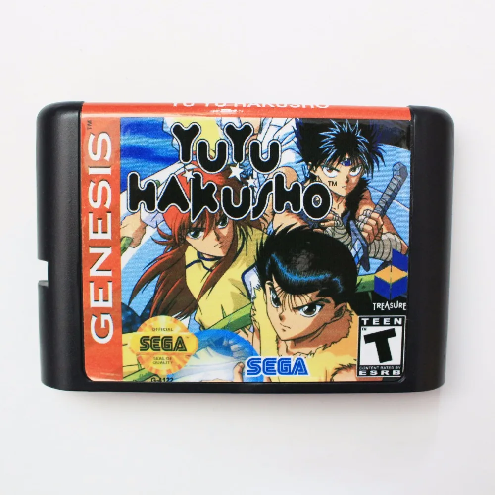 

Yu Yu Hakusho Makyoutohissen 16 bit MD Game Card For Sega Mega Drive For Genesis