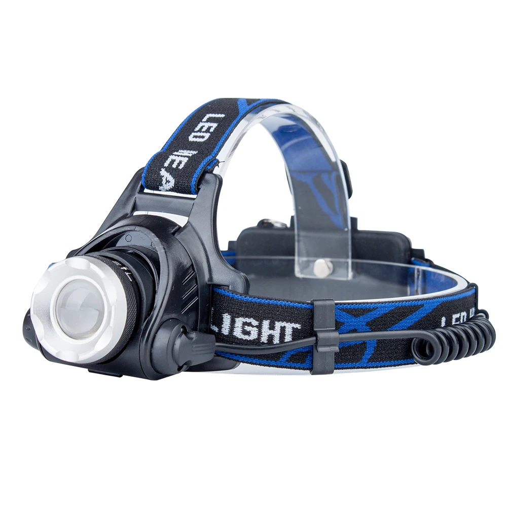 LED Headlamp Fishing Headlight 6000 lumen XM-L2 XML-T6 Zoomable Waterproof Torch Flashlight Head lamp use 18650 | Лампы и освещение