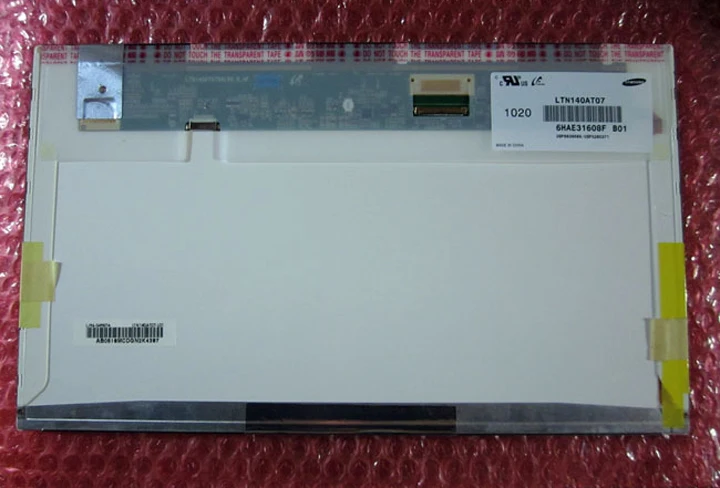 14,0 дюймов LTN140AT07 Lcd Led Экран Дисплей Панель 1366*768