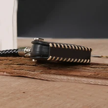 lsrtw2017 car styling real leather car key bag for jeep wrangler JK 2007 2008 2009 2010 2011 2012 2013 2014 2015 2016 2017