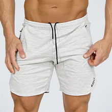 Brand Summer Mens Gym Cotton Shorts Run Jogging Sports Shorts Men Fitness Bodybuilding Sweatpants Dry Fit Soccer Short Pants