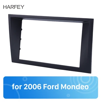 

Harfey 2 Din Mount Kit Car Radio Fascia Dash Kit Audio Frame Panel Adaptor Trim Bezel 173*98/178*100mm For 2006 Ford Mondeo
