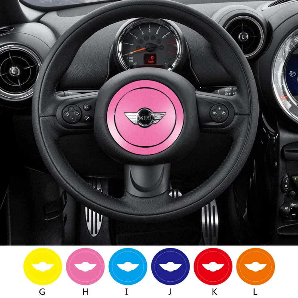 Aliauto Steering Wheel Center Dedicated Car Sticker And Decal For Aliauto Steering Wheel Center Dedicated Car Sticker And Decal For Mini Cooper Countryman R50 R52 R53 R55 R56 R57 R58 R59 In Stickers From Automobiles